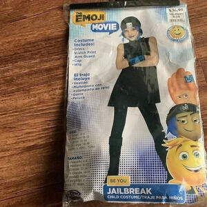 The Emoji Movie Jailbreak Halloween Costume Child Medium